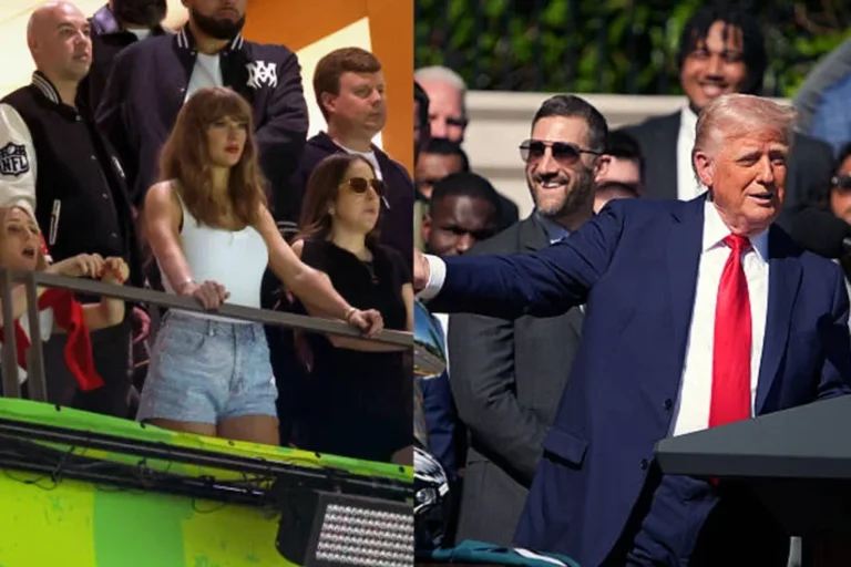 Trump made a five-word joke about Taylor Swift.