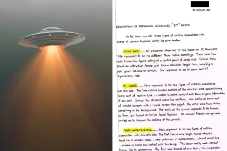 CIA documents reveal that ‘two alien bases’ are hidden on Earth.