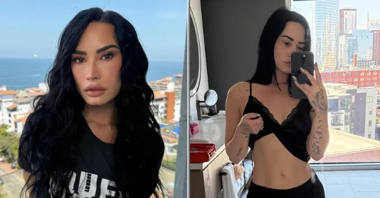 A Demi Lovato fan suggested she relapsed into her eating disorder, which started when she was 9 years old. Source: @ddlovato/Instagram
