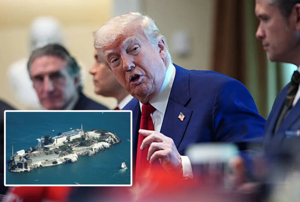 Trump reopens Alcatraz prison and reveals who will be sent there.