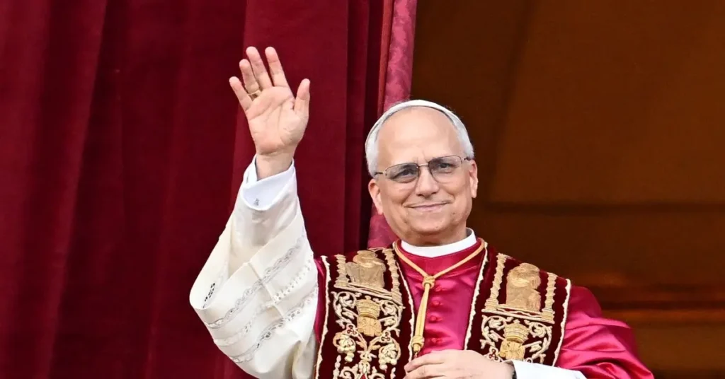 New Pope Leo XIV has been called out by critics. SOURCE: MEGA