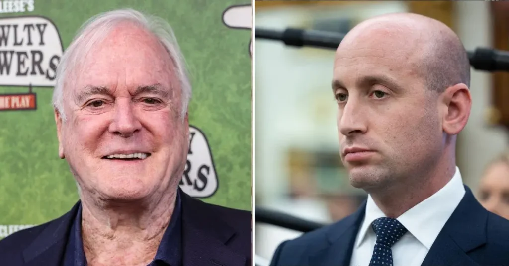 John Cleese attacked Stephen Miller on social media. SOURCE: MEGA
